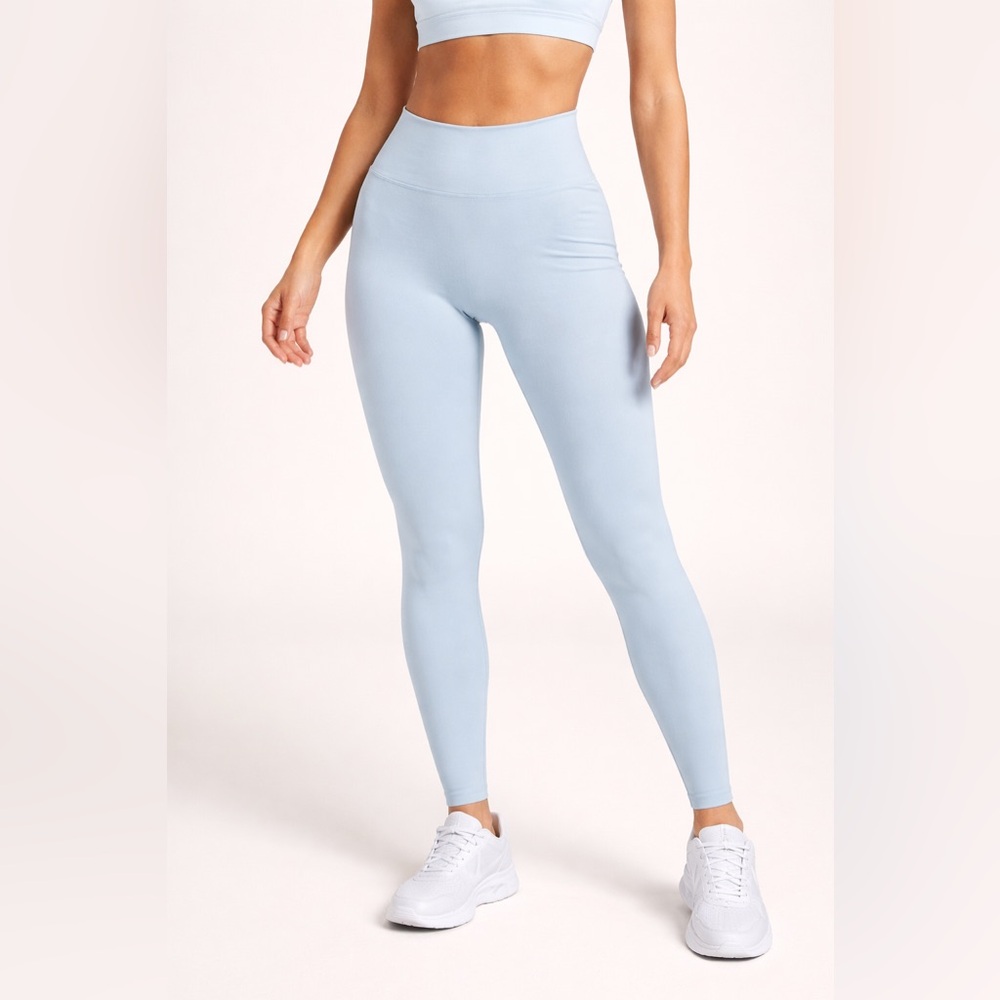 Gymshark Smoky Blue Seamless‎ Leggings | High Rise | Excellent Condition